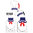 Ghostbusters Stay Puft Apron Marshmallow Man / Chef Hat Pack
